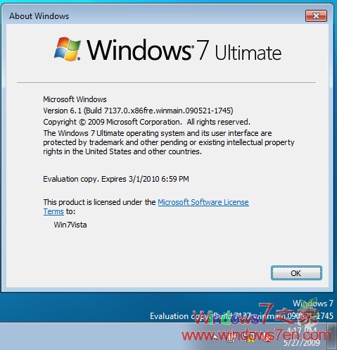 Windows 7 7137种子下载(已验证数字签名)