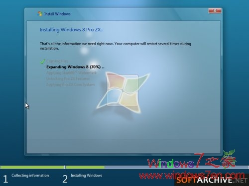 Windows 8 Ultimate Pro Zx 由Vista sp2制作？