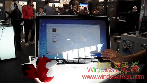 全球首款Windows7一体机 微星AE2400亮相柏林