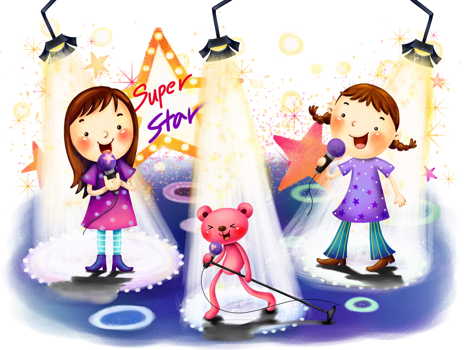 【Windows7壁纸】1600x1200高清壁纸 卡通梦幻