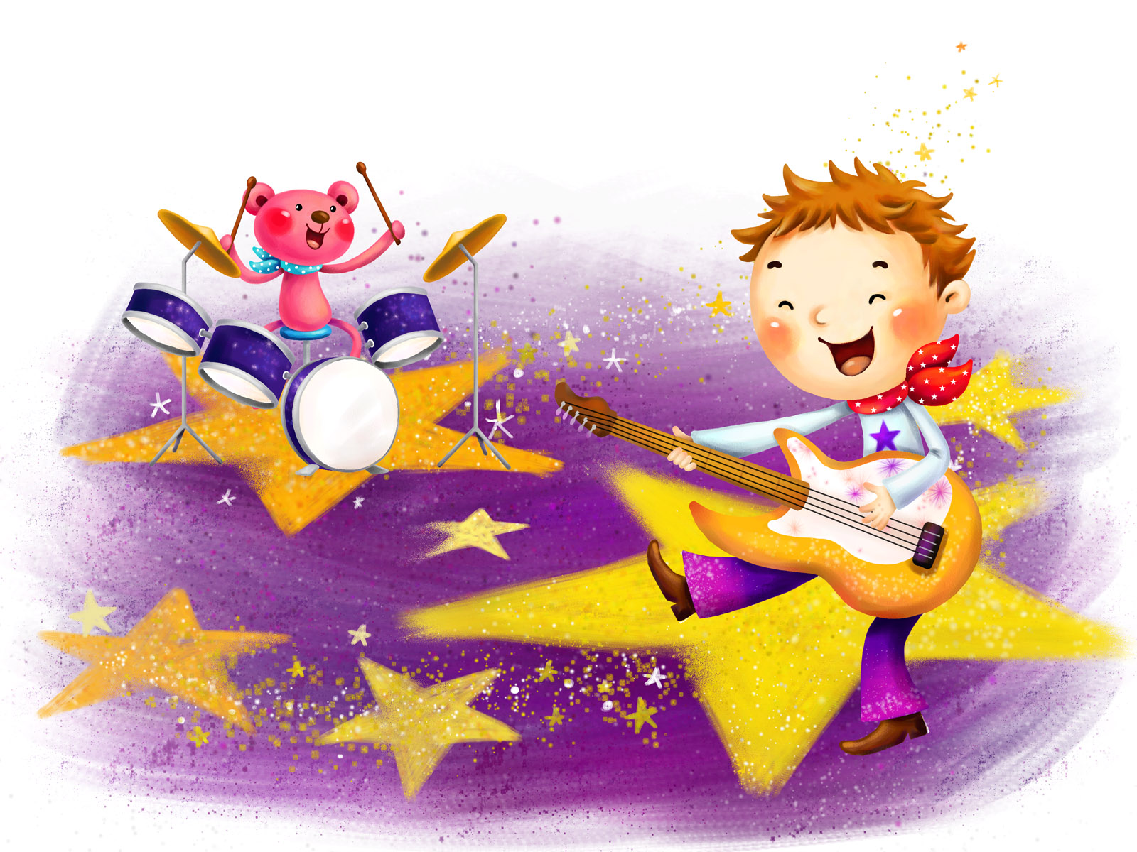 【Windows7壁纸】1600x1200高清壁纸 卡通梦幻