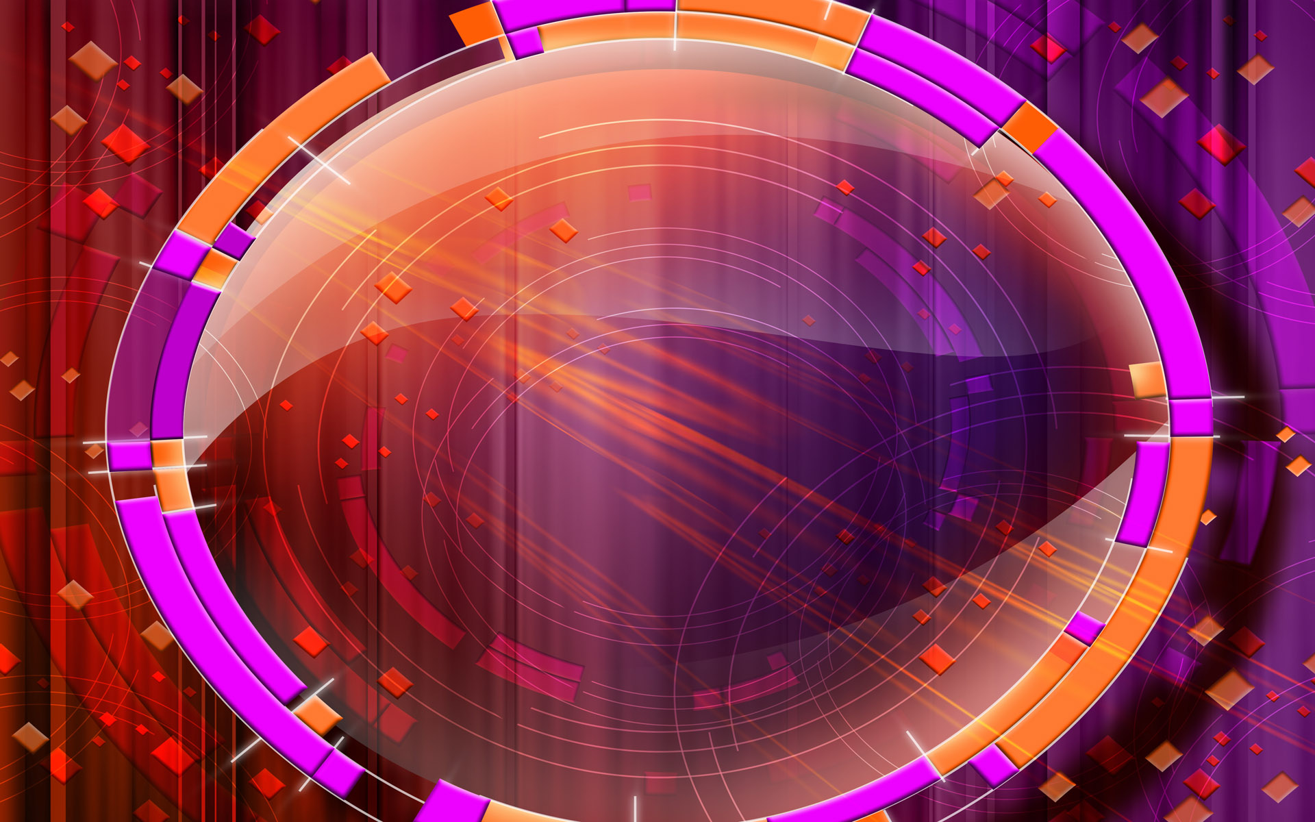 【Windows7壁纸】1920x1200高清壁纸 炫彩曲线