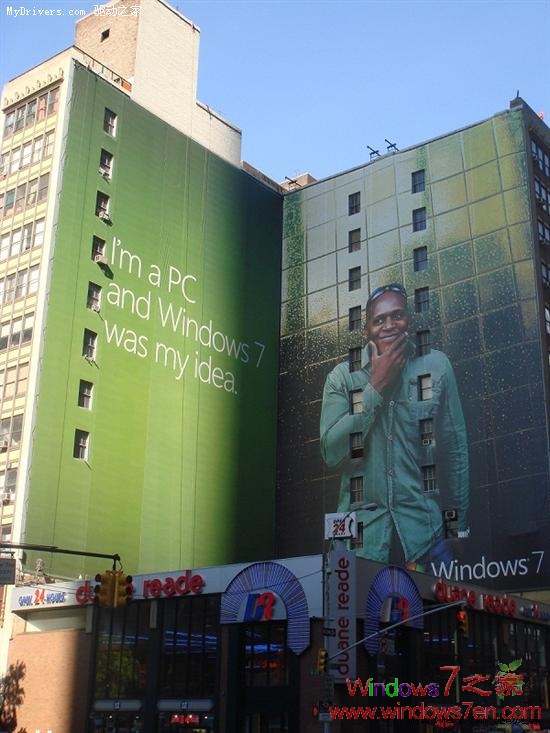 微软一点也不低调 Windows7广告铺天而来