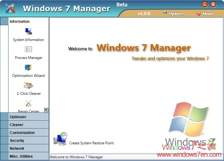 Windows7总管1.1.8 32/64位英文官方原版下载