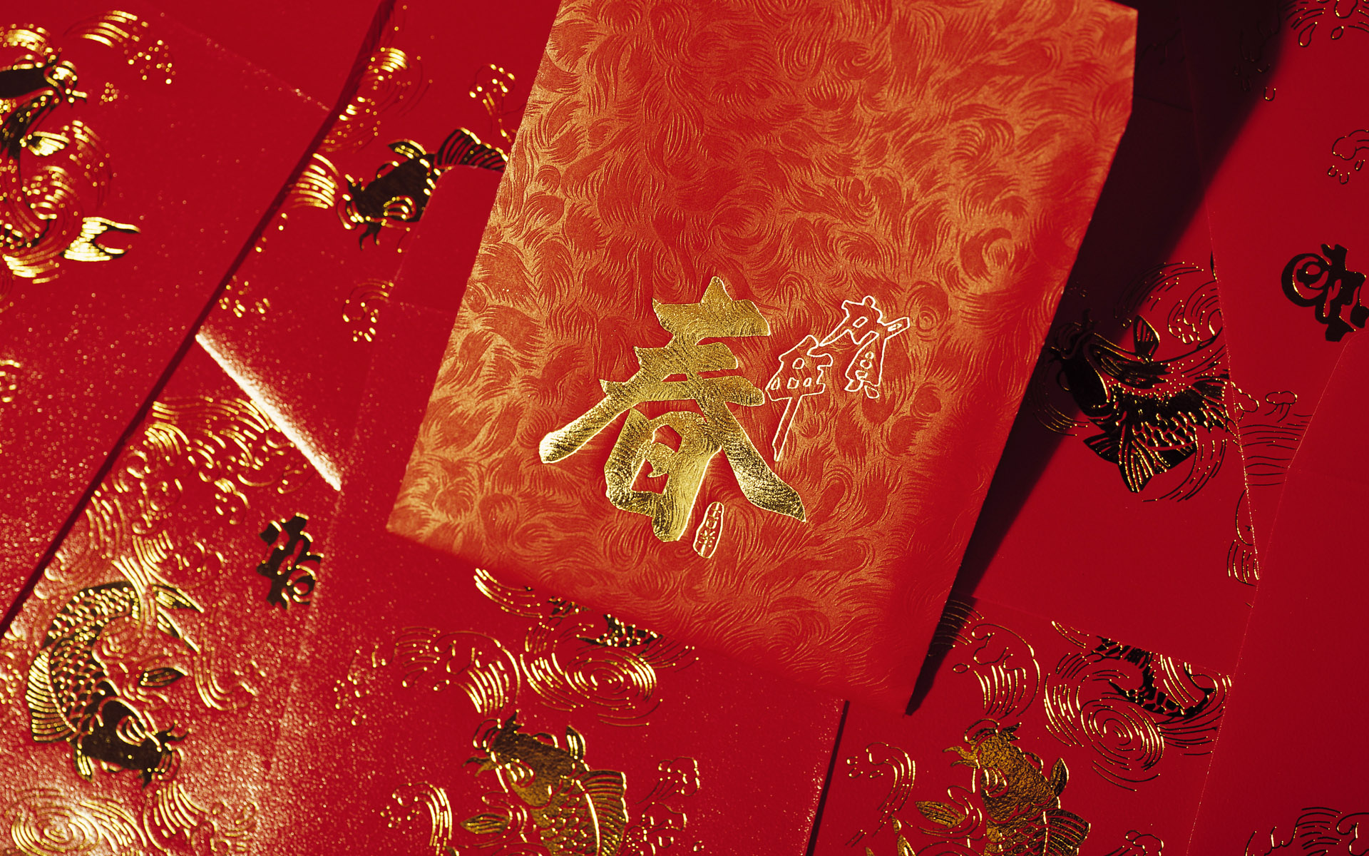 1920x1200高清壁纸：中国春节喜庆桌面壁纸