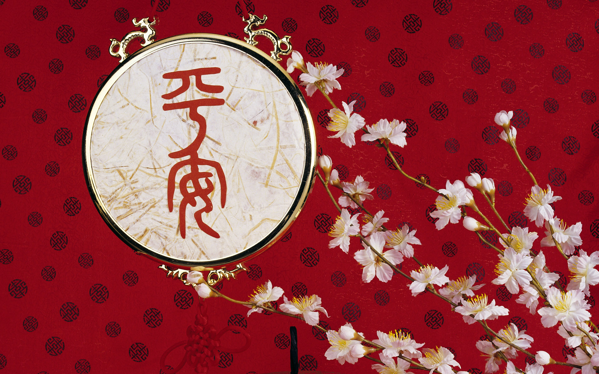 1920x1200高清壁纸：中国春节喜庆桌面壁纸