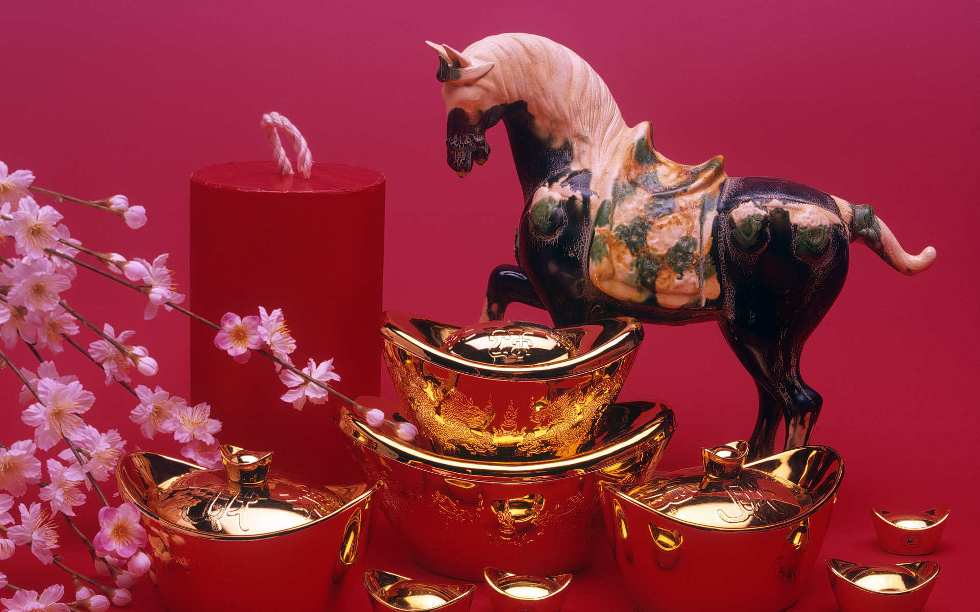 1920x1200高清壁纸：中国春节喜庆桌面壁纸