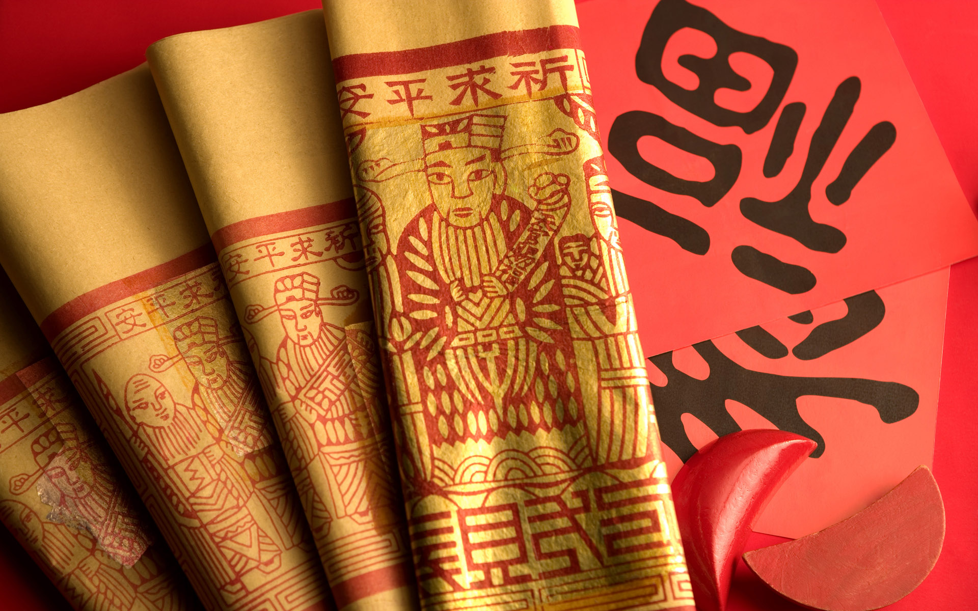 1920x1200高清壁纸：中国春节喜庆桌面壁纸