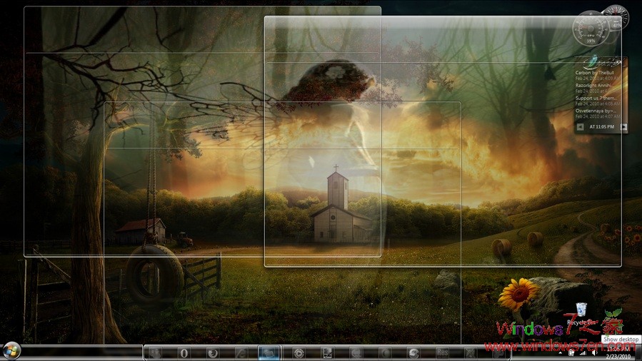 Windows7黑色主题 Wishfull Dream by fluke