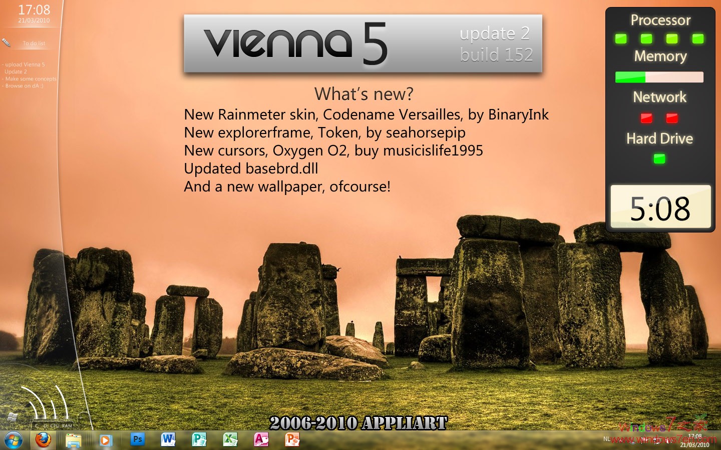 Windows7清爽Aero主题 Vienna 5 - Update 2
