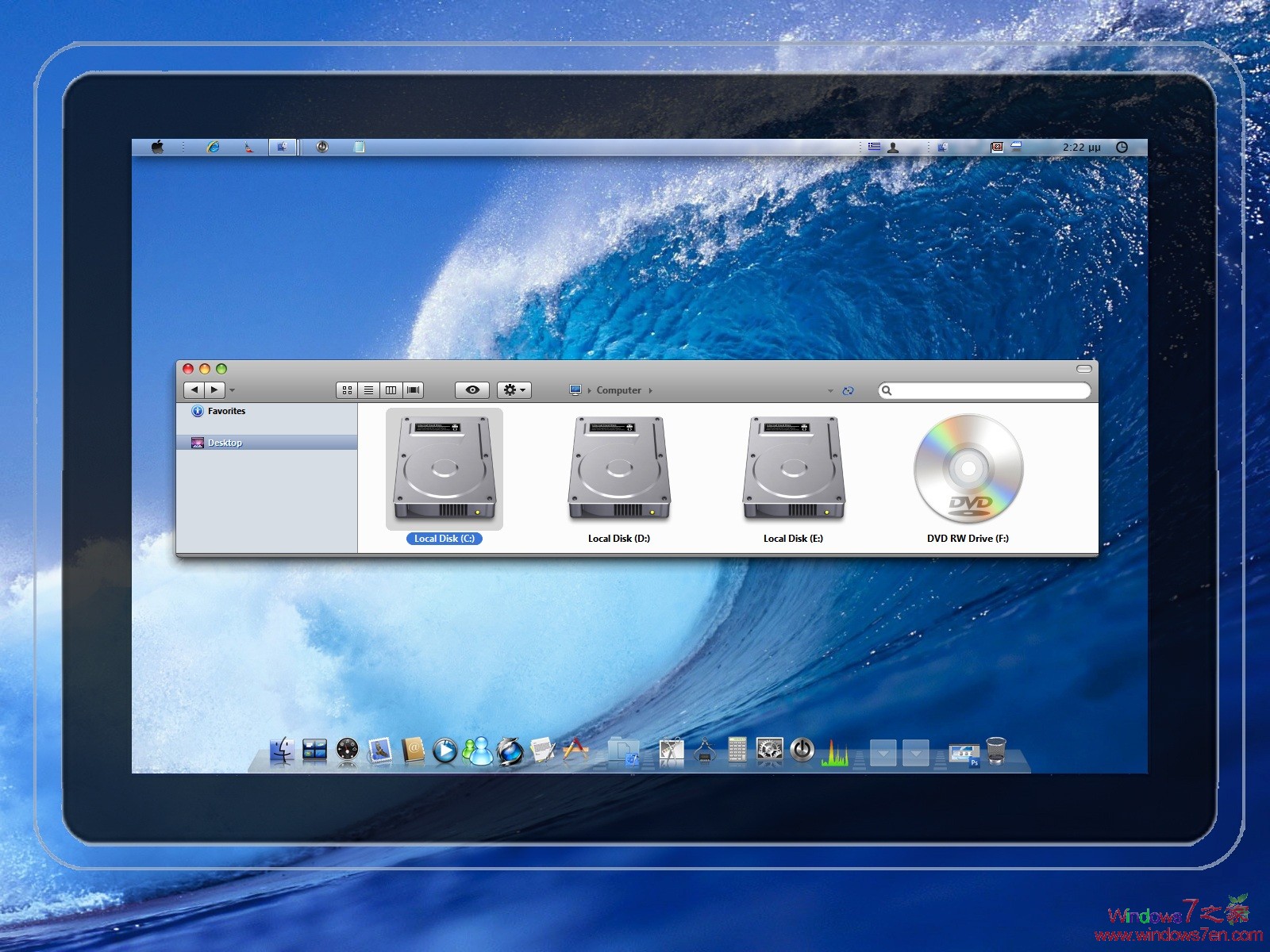 Windows7仿苹果主题ZEUS and POSEIDON