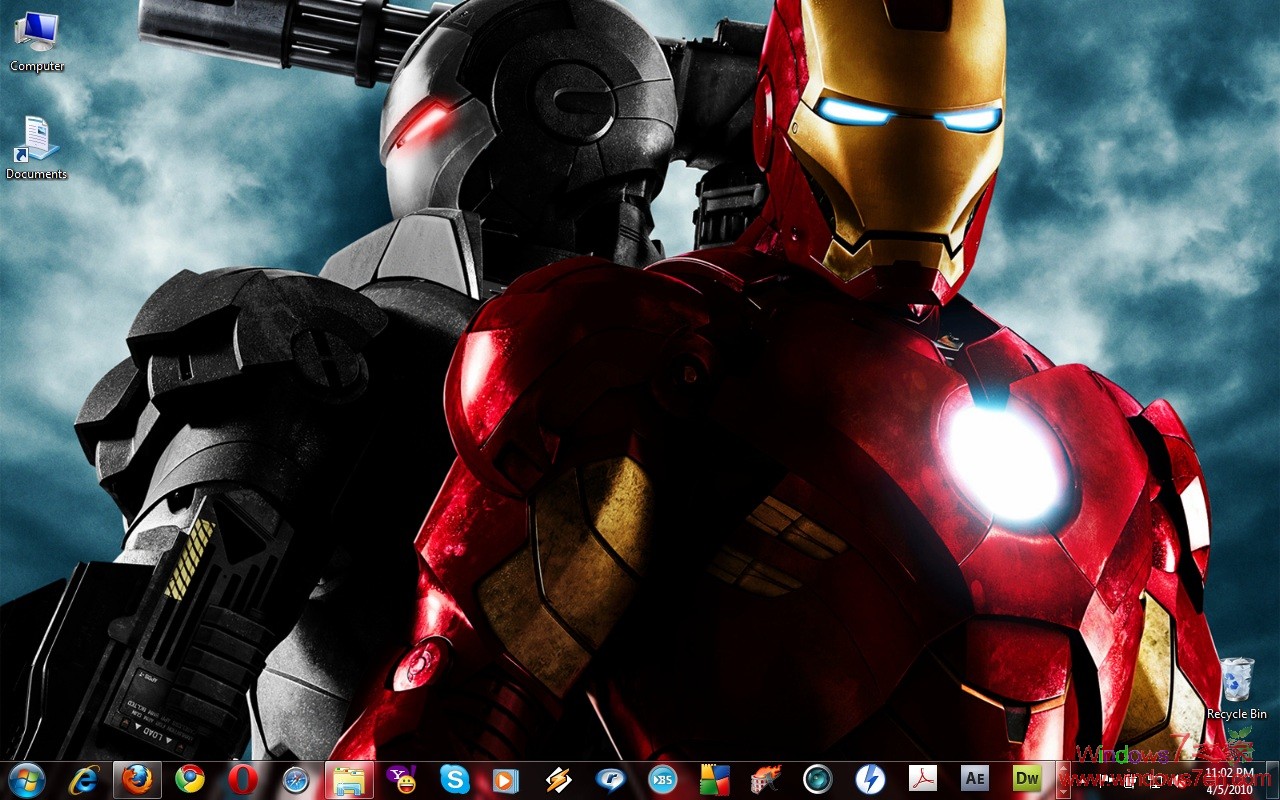 Windows7钢铁侠主题Iron Man Windows 7 Theme