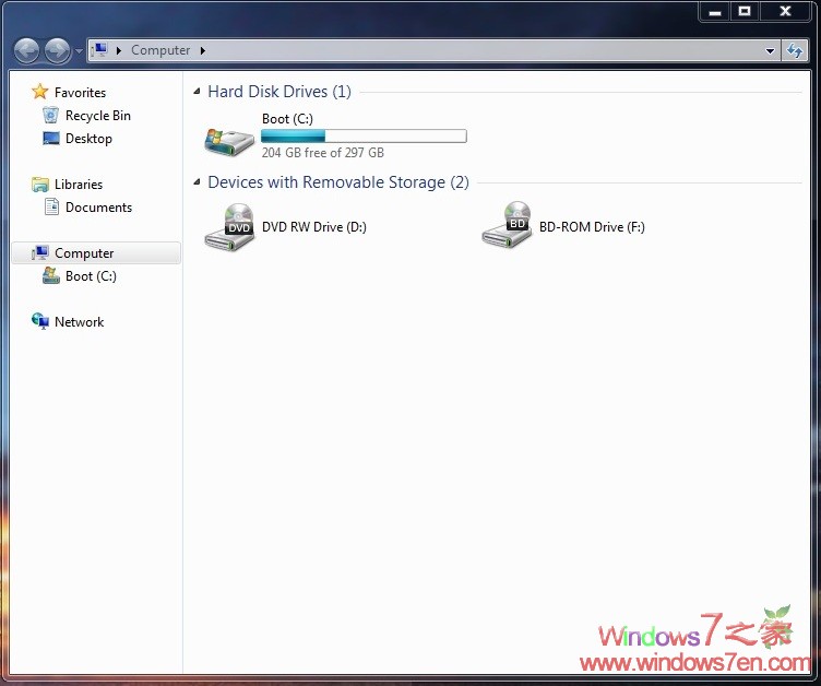 Windows7棕色Aero主题 Stealth 1.1