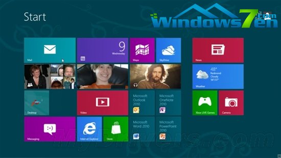 微软演示新版Windows 8
