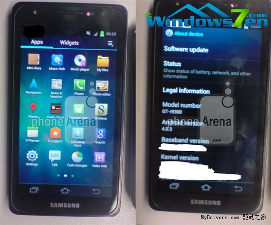 三星i9300参数曝光：367ppi屏幕惊艳