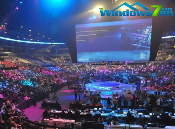 微软全球合作伙伴大会现场