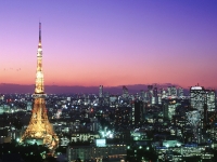 08 May 2001, Roppongi, Tokyo, Honshu, Japan --- Tokyo Tower and Roppongi --- Image by ?? David Ball/CORBIS