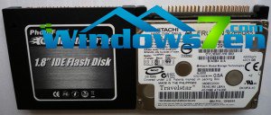 PhotoFast 64G 和 HITACHI 40G的合影（正面）