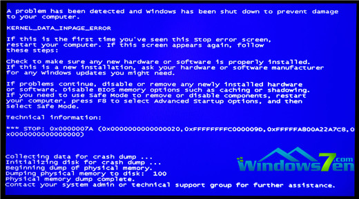 新萝卜家园Ghost Win7系统如何预防蓝屏死机
