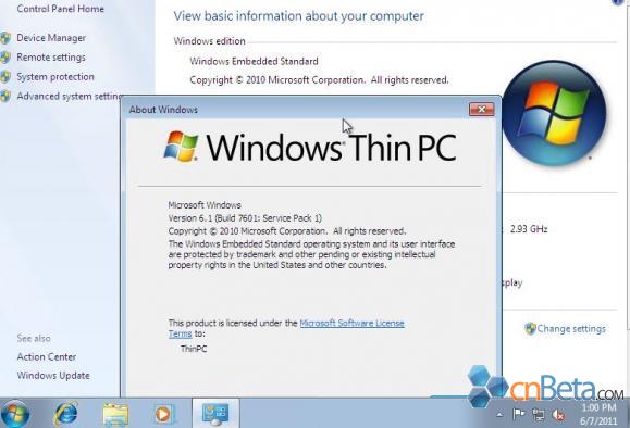 Windows ThinPC最终版已RTM