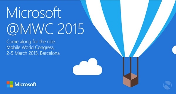 微软,MWC 2015新闻发布会邀请函,Windows 10,旗舰级Lumia智能机