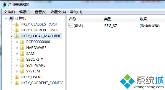 依次展开注册项