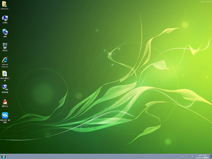 雨林木风的win764旗舰版系统