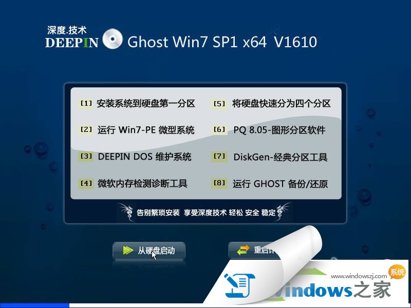 深度技术windows7