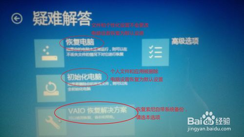 索尼笔记本一键恢复系统