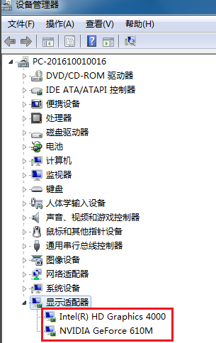 电脑显卡在哪看